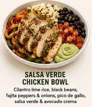 Salsa Verde Chicken Bowl Regular