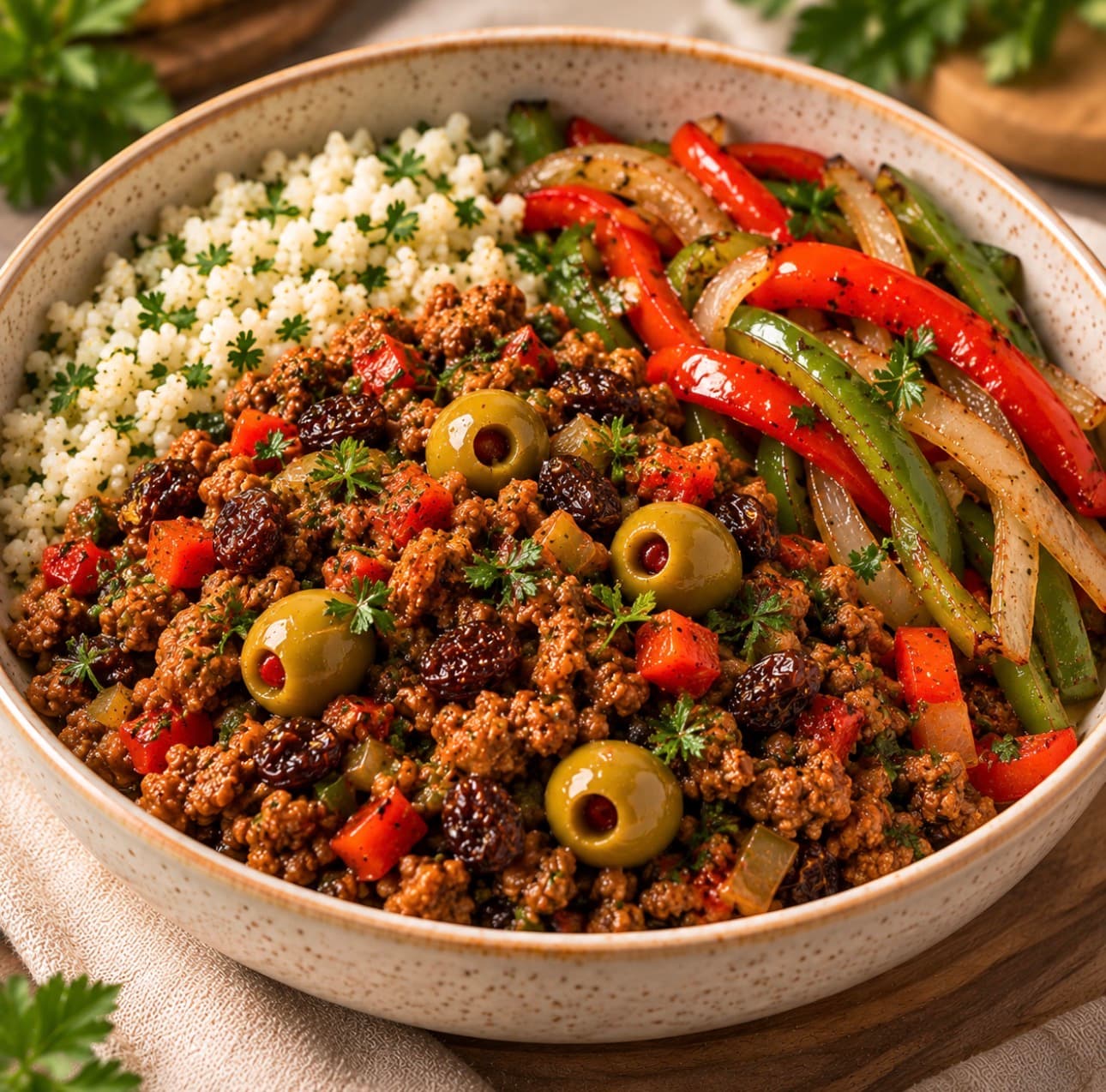 Tuesday Cuban Piccadillo - Low Carb